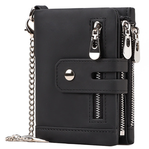 HUMERPAUL <span class=keywords><strong>Portafoglio</strong></span> da Uomo e Porta Carte di Credito in 100% Vera Pelle con Portamonete con Cerniera e Logo Personalizzabile - Product Image 1