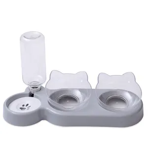 New pet products 2024 innovative product super march pet bowls feeders cat bowl with water