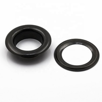 Offre Spéciale 30 #28.4mm couleur argent rond vêtement oeillets pour sac chaussures accessoires cuir laiton oeillet
