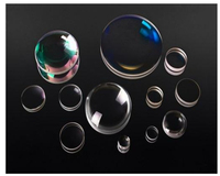 Lentille optique sphérique personnalisée en quartz K9, D/R1.98, usinage de haute précision, revêtement multicouche pour la recherche en optique industrielle