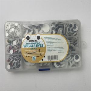 Paquete de Ojos de gafas, surtido de Ojos de Google, color negro, 560pk - Product Image 6