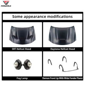 Nouveau Kit Carrosserie Large Complet SRT pour <span class=keywords><strong>Dodge</strong></span> <span class=keywords><strong>Charger</strong></span> 2015-2023 avec Pare-chocs Avant et Arrière, Calandre et Sourcils - Product Image 3