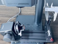 Machine de marquage laser de haute qualité, dispositif rotatif, mandrin, table rotative