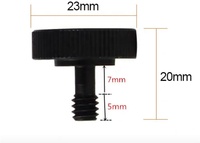 Offre Spéciale 3/8 pouces femelle à 1/4 pouces mâle filetage adaptateur caméra trépied montage en acier inoxydable usinage Services produit