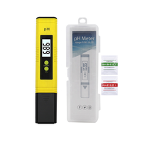 Testeur de pH haute précision 0,01 avec écran LCD, stylo de test de valeur de pH, détecteur de qualité de l'eau d'aquarium, testeur de pH pour aquarium avec rétroéclairage