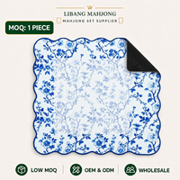 Tapis de Mahjong pour les fêtes d'automne – Housse de table en caoutchouc silencieuse, antidérapante et imperméable, personnalisable pour soirées jeux – Commandes en gros