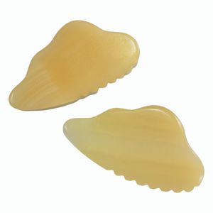 Grattoir en jade naturel, pierre jaune naturelle - Product Image 5