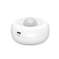 Sensor Gerak PIR Plastik Wi-Fi Tuya Smart untuk Plafon Rumah, Kontrol Aplikasi Smart Life, Jangkauan Deteksi 10m, Strobo, Harga Terbaik