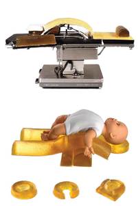 Reusable Gel Positioner <b>Pad</b> Amber Color <b>For</b> <b>Hip</b> Head Neck Legs Ankle Support Home Use - Product Image 4