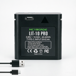 Batterie au lithium rechargeable Spypoint LIT-10 10500mAh 3.85V compatible avec la <span class=keywords><strong>caméra</strong></span> <span class=keywords><strong>de</strong></span> suivi <span class=keywords><strong>de</strong></span> <span class=keywords><strong>chasse</strong></span> LM2/<span class=keywords><strong>LINK</strong></span>-<span class=keywords><strong>MICRO</strong></span>/CELL - Product Image 1