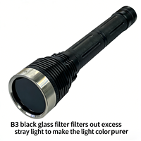 Lampe torche UVC haute puissance M50 10W 254nm 310nm, lampe Scheelite, batterie 21700, lumière ultraviolette LED pour minéraux fluorescents et roches