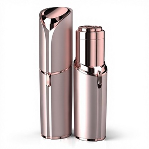 Depiladora Facial para Mujer, Afeitadora Facial Indolora, Dispositivo de Depilación con Batería para Rostro, Labios y Vello Fino (Color Rosa Claro) - Product Image 1