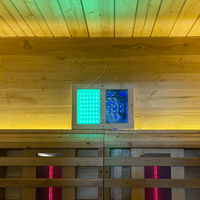 Hachillspa Outdoor Voll spektrum Infrarot Sauna 4-6 Personen Fern infrarot Massivholz Zimmer Custom Outdoor Sauna Herstellung