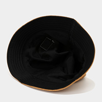 Sombrero de Pana Retro para Otoño e Invierno, Sombrero de Cubo Cálido y Grueso para el Sol