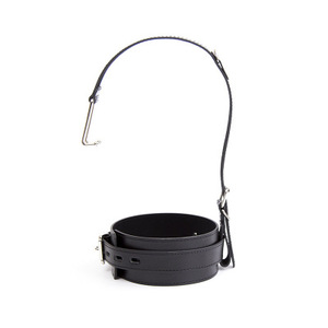 Gancio Nasale in Acciaio con Collare, Attrezzatura <span class=keywords><strong>BDSM</strong></span> per Bondage, Giocattolo Sessuale Kinky per Giochi SM, Taglia Regolabile, Imbracatura Fetish per Schiavi, Novità - Product Image 2