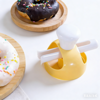 Emporte-pièces en plastique de qualité alimentaire pour beignets, biscuits, gâteaux, pain, antiadhésif, ustensile de cuisine, fournitures de boulangerie, boîte