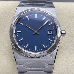 Reloj Mecánico de Lujo para Buceo, Resistente al Agua, de la Mejor Calidad, 37 mm, Fábrica PPF, Movimiento 2455, 222, Azul Vintage, VC - Product Image 1