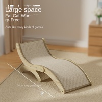 Griffoir pour chat en bois massif et sisal, résistant à l'usure, ne se plie pas, extra large, style simple