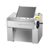 Machine à rouler la pâte entièrement automatique, presse à pizza électrique commerciale, laminoir en acier inoxydable, presse à nouilles pour boulangerie, 220v