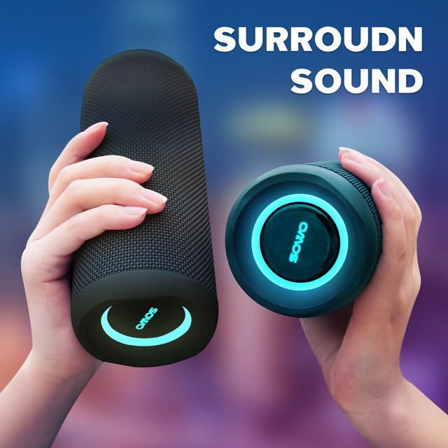 Waterproof Portable Speaker Outdoor | 25W Loud Stereo, Bassboom Tech, TWS Pairing