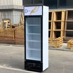 ตู้แช่เครื่องดื่มแบบประตูเดียว ไฟ LED แสดงสถานะ ระบบทำความเย็นแบบ Direct Cooling สำหรับมืออาชีพ ปรับแต่งได้ตามต้องการ ได้รับการรับรองมาตรฐาน Energy <span class=keywords><strong>Star</strong></span> - Product Image 3