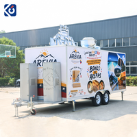 CAMPTRL Remorque alimentaire préfabriquée en conteneur, cuisine mobile, restaurant, bar à sandwichs, tacos, café, concession, camion-restaurant, chariot alimentaire