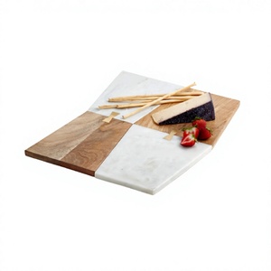 Planche à fromage de conception merveilleuse planche en bois et en marbre pour couper les fruits planche à découper les légumes et le fromage - Product Image 1