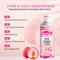260ml 360ml Oem Meilleure Odeur Pied Éliminateur D'odeur Sneaker Chaussure Chaussette Désodorisant Désodorisant Désodorisant Spray Chaussure Déodorant Spray