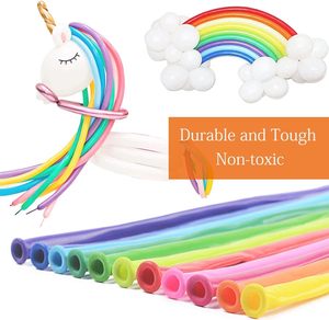 Ballons en latex Feile 260Q, version brillante, forme de poisson, couleurs assorties, lot de 100, décoration <span class=keywords><strong>pour</strong></span> fêtes, clowns, mariages - Product Image 2