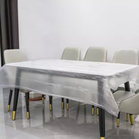 Nappe jetable en plastique pour e-commerce, pique-nique, housse de table imperméable pour usage domestique