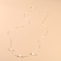Chaîne de taille pour femme en alliage de laiton avec perles artificielles, bijou de corps élégant et abordable