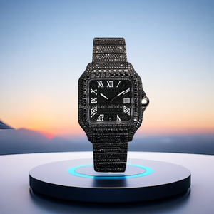 Montre automatique de luxe unisexe FIFE modèle 003, mouvement mécanique ETA, diamants Moissanite VVS, cadran en acier inoxydable fait main, style Hip Hop - Product Image 1