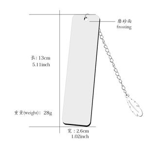 Segnalibro con ciondolo a foglia di metallo in acciaio inossidabile insegnante di studenti inciso regalo di lettura segnalibro materiale scolastico regalo per il giorno dell'insegnante - Product Image 4