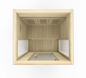 غرفة ساونا مزدوجة, غرفة ساونا خشبية ، غرفة مزدوجة ، غرفة ساونا ، أشعة تحت الحمراء ، كابينة ساونا ، غرفة ساونا ، غرفة ساونا مزودة بالأشعة تحت الحمراء - Product Image 3