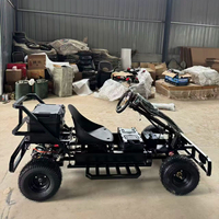 Go-Kart Eléctrico de Alta Velocidad de 65 km/h con Ruedas de Acero de 7 Pulgadas, Marcha Atrás, Go-Kart Eléctrico con Derrape, Viaja por Pendientes Pronunciadas de 45 Grados °