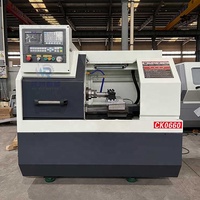 Tour CNC de bureau léger ShanDong HR en promotion, tour CNC horizontal compact CK0660