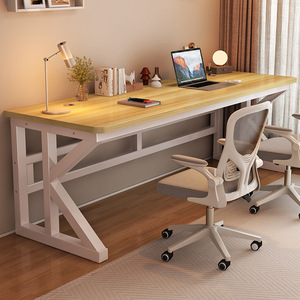 Modern Wood Computer Desk Workstation <b>Table</b> With Cable Management Holes Space Saving Home Office Study - Product Image 5
