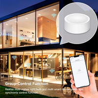 XZJ Tuya Zigbee Bouton Intelligent Gradateur Scène Commutateur Simple Double Presse Longue Rotation Presse Caractéristiques Commutateurs de Télécommande pour Smart