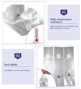 Mushroom <b>Polyethylene</b> Cultivation <b>Bags</b> Grow <b>Bags</b> With Filter Patch And Injection Port For Edible Fungi - Product Image 3