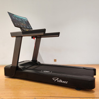 Équipement de gymnastique Fitness Exercice cardio Musculation Machine électrique commerciale Tapis roulant motorisé avec miroir et écran intelligent