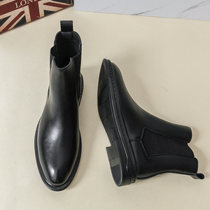 Bottes <span class=keywords><strong>Chelsea</strong></span> à la cheville pour hommes, <span class=keywords><strong>prix</strong></span> de gros d'usine de haute qualité, cuir PU, antidérapantes, bottes de travail, toutes saisons - Product Image 1