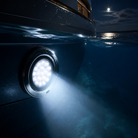 Lampes marines en acier inoxydable 316, éclairage LED pour bateaux et yachts, navigation, étanche IP68, lumière LED sous-marine 36W pour piscine