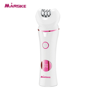 Depiladora eléctrica inalámbrica recargable para mujer con funciones de eliminación de vello húmedo y seco pinzas <span class=keywords><strong>afeitado</strong></span> recorte diseño impermeable - Product Image 5