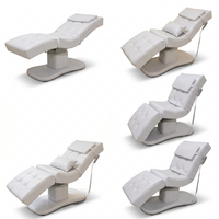 Lit de beauté électrique à 3 moteurs, lit de massage facial réglable pour salon de beauté et spa