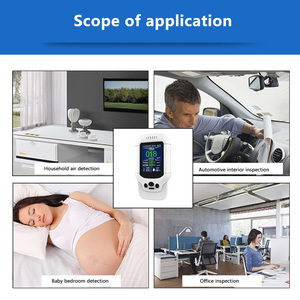 Moniteur de qualité de l'air intérieur portable, testeur de formaldéhyde avec affichage de la température et de l'humidité, détecteur numérique HCHO TVOC PM2.5 - Product Image 5
