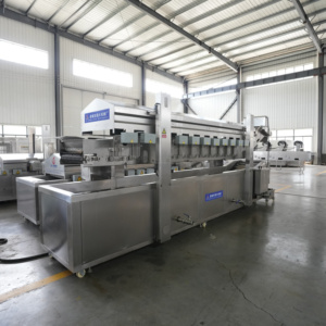 Machine à frire continue à gaz électrique commerciale Qd Manufacturer pour les chips de pommes de terre, <span class=keywords><strong>friteuse</strong></span> continue pour les sachima - Product Image 3