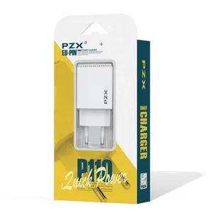 Pzx P110 Groothandel Usb Laptop Zelf Data Kabel Volledig Compatibel Snellader Usb Power 5V 3.1a Eu Plug Reis Micro Muur Oplader