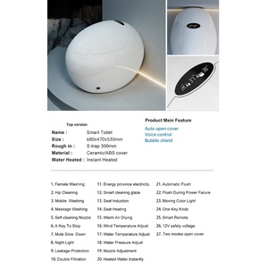 WC à siphon avec capteur et buse <span class=keywords><strong>de</strong></span> nettoyage, cuvette monobloc, sanitaires modernes, bidet automatique pour salle <span class=keywords><strong>de</strong></span> bain - Product Image 5