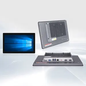15.6英寸IP65防水工业触摸屏面板个人电脑电容电阻嵌入一体迷你平板电脑