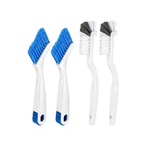 Cepillo de limpieza de doble cara con cerdas de nailon para ventanas, marcos de ventanas, cocinas y esquinas. - Product Image 1